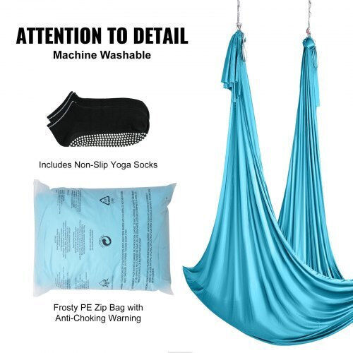 Vevor Aerial Yoga Set Length 11μ. Blue