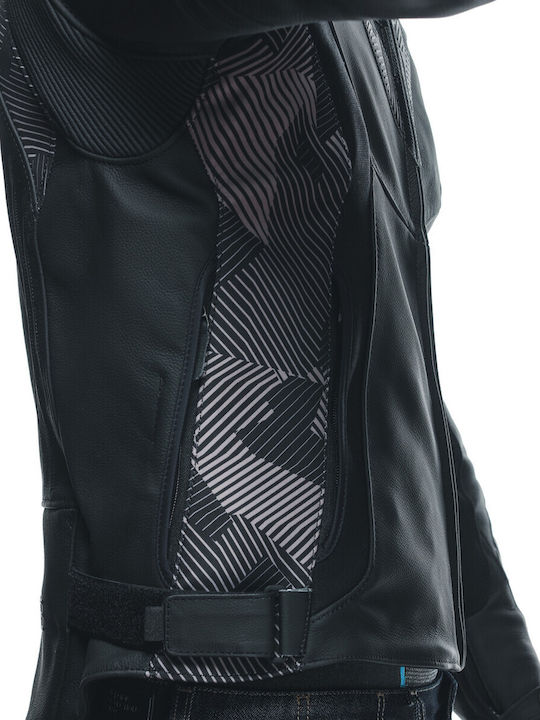 Dainese Avro 5 Winter Men's Motorcycle Jacket Leather Black / Anthracite