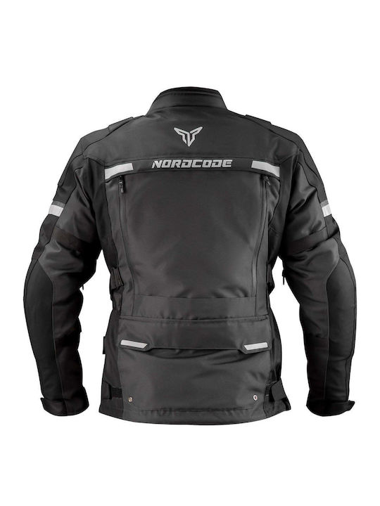 Nordcode Himalayan Oversize Bărbătesc Geacă de motocicletă 4 Sezoane Waterproof Dark Grey/Black
