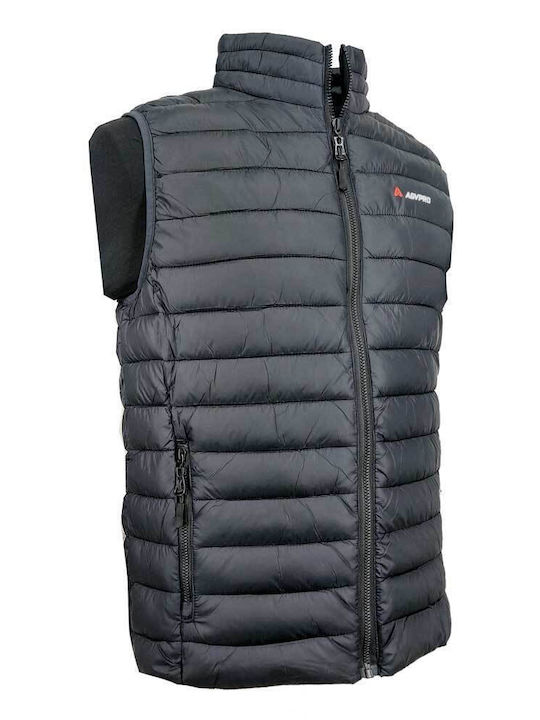 AGVpro Puffer GV350 Ανδρικό Γιλέκο Μηχανής 4 Εποχών Μαύρο