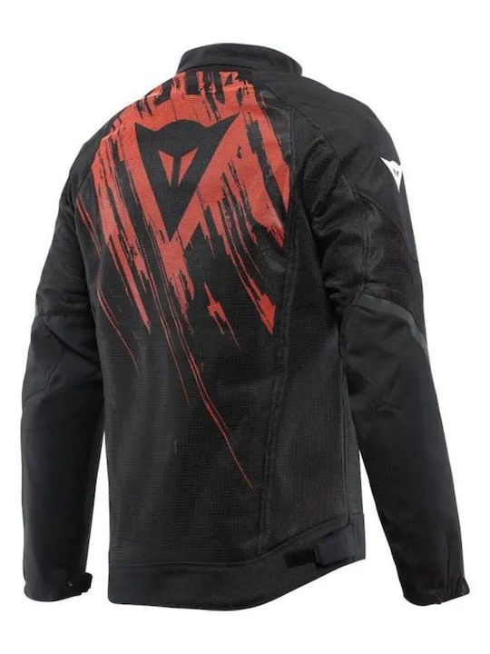 Dainese Herosphere Air Tex Men's Motorcycle Jacket 4 Seasons Black/Red Tarmac