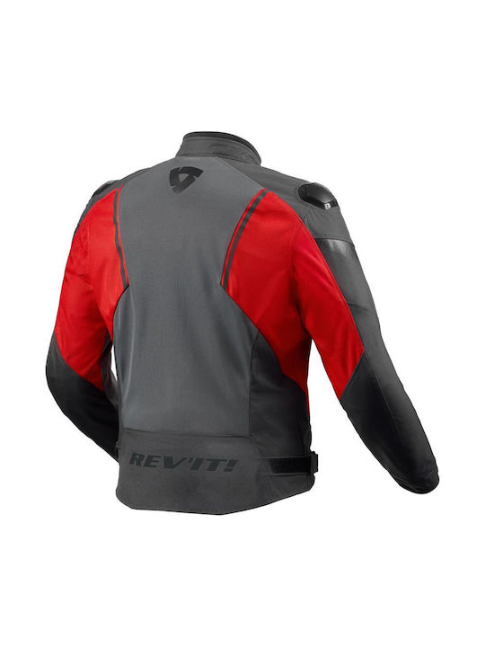 Rev'IT Control Air H2O Herren Jacke Winter Grey-Red