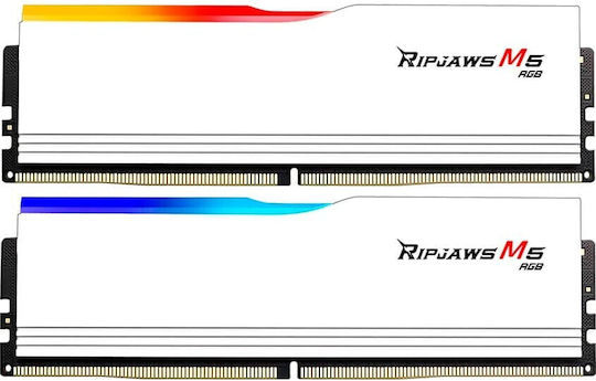 G.Skill Ripjaws M5 RGB 48GB DDR5 RAM with 2 Modules (2x24GB) and 6000 Speed for Desktop