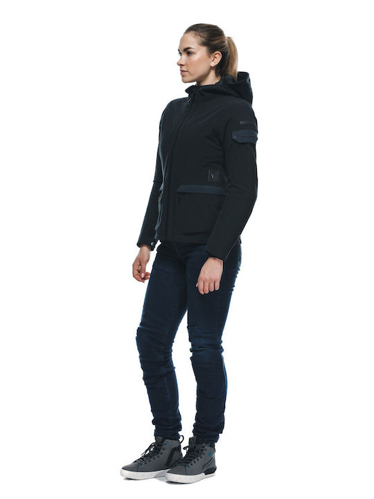 Dainese Centrale Absoluteshell Pro Γυναικείο Μπουφάν Μηχανής 4 Εποχών Αδιάβροχο Μαύρο