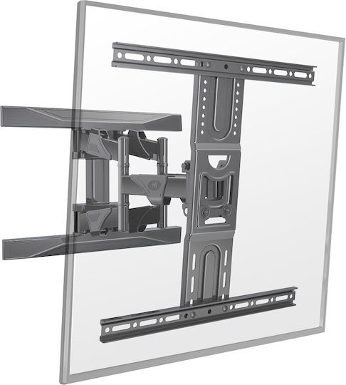 North Bayou TV Mount Ceiling with Arm up to 75" and 45kg Black