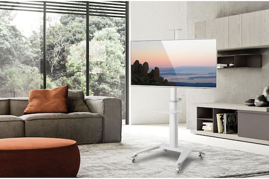Techly ICA-TR48W Βάση Τηλεόρασης Δαπέδου έως 70" και 70kg