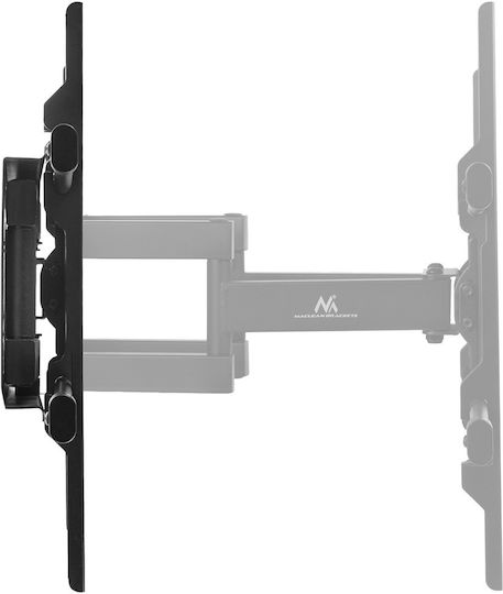 Maclean TV Mount Maximum Vesa 600x400 32-85" 60kg Vertical Horizontal Angle Adjustment Profile 65-390mm Black Mc-789
