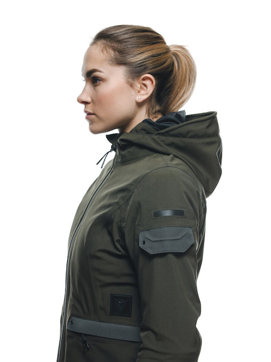 Dainese Centrale Absøluteshell Pro Jacket Ανδρικό Μπουφάν Μηχανής 4 Εποχών Πράσινο