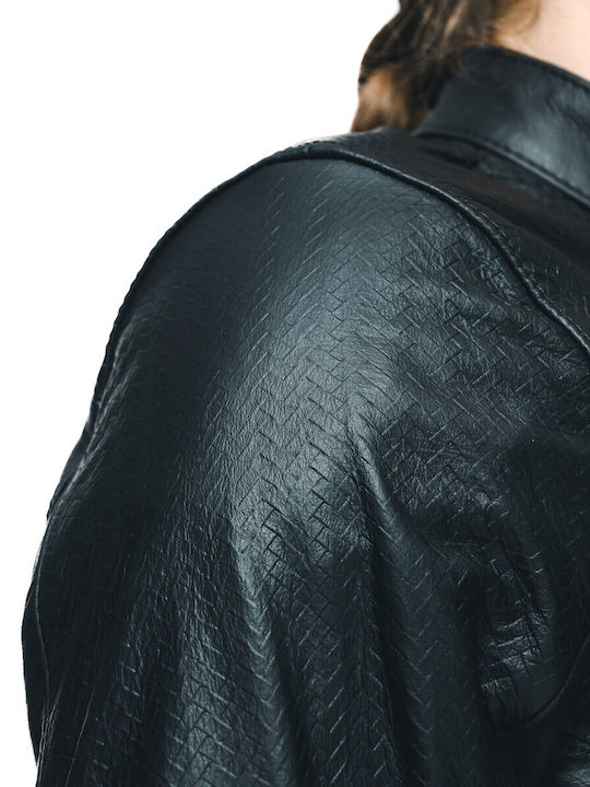 Dainese Itinere Γυναικείο Μπουφάν Μηχανής Δερμάτινο 4 Εποχών Μαύρο