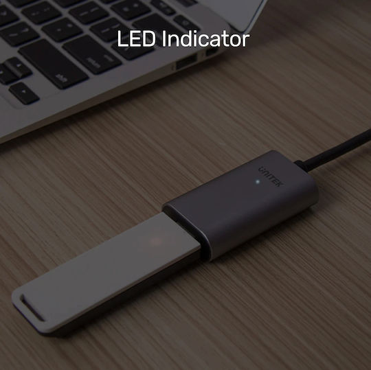 Unitek 20m USB 2.0 Cable A-Male to A-Female Gray (Y-274)