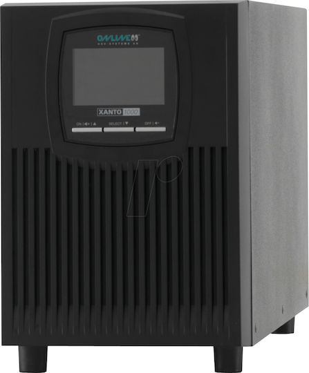 Online-USV Xanto X1000 UPS On-Line 1000VA 1000W with 5 IEC Outlets