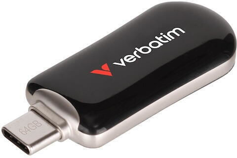 Verbatim 512GB USB 2.0 Stick με σύνδεση USB-C Μαύρο