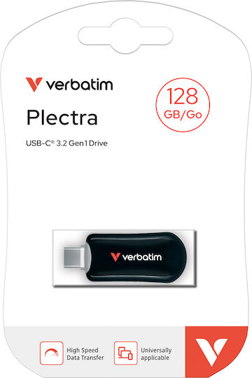Verbatim 128GB USB 3.2 Stick with connection USB-C Black