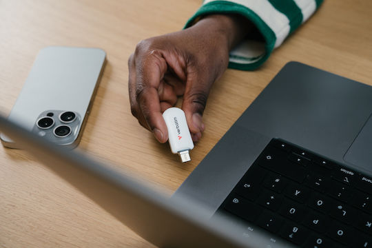 Verbatim 256GB USB 2.0 Stick with connection USB-C White