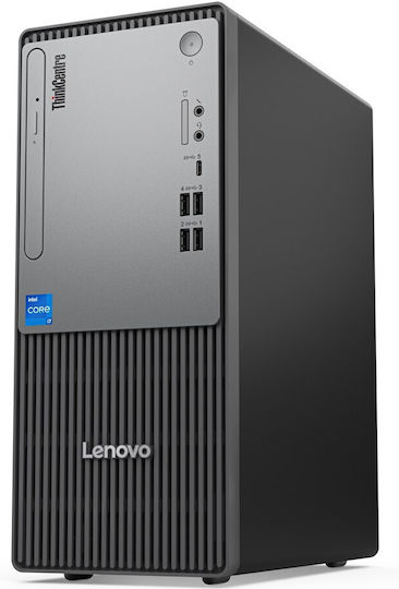 Lenovo ThinkCentre Neo 50t Gen 5 Desktop PC (i3-14100/8GB DDR5/256GB SSD/W11 Pro) mit Tastatur (International English)