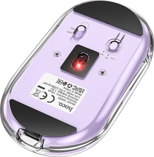 Hoco GM35 Wireless Mouse Romantic Purple