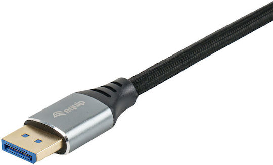 Equip Cable DisplayPort male - DisplayPort male 2.1m Μαύρο (119282)