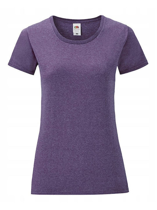 Fruit of the Loom Women's Short Sleeve Promotional T-Shirt Soft Lavender