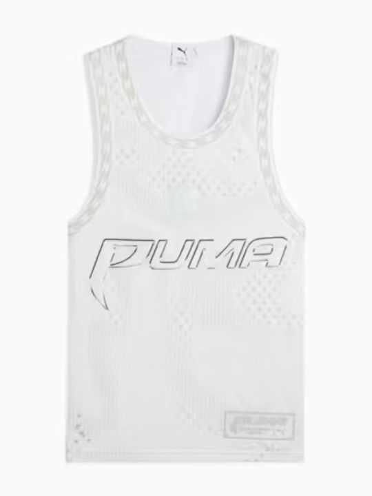 Damen Bluse Ärmellose Weiß