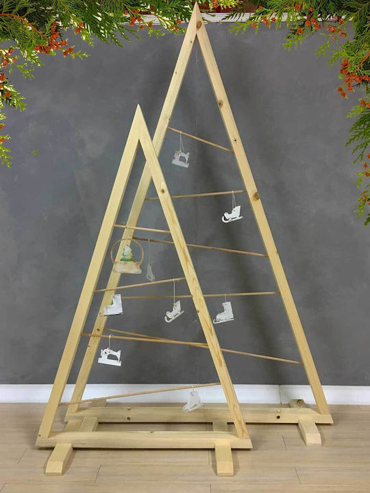 Christmas Decorative Wood Tree 195cm Beige