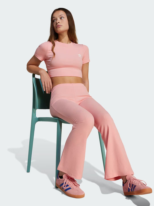 Παιδικό Crop Top Κοντομάνικο Φούξια Originals