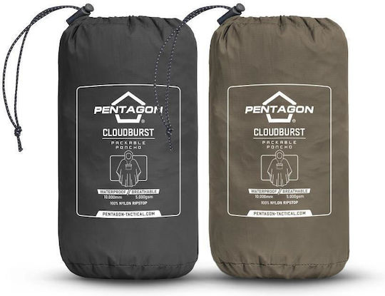 Pentagon Poncho Hunting Rainwear Khaki