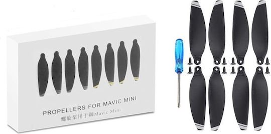8 Pieces 4 Pairs Accessories DJI Mavic Mini 4726f Wing Propeller Blade Drone Specification Orange Edge