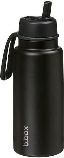B.Box Μπουκάλι Θερμός Ανοξείδωτο 1lt Straw με Καλαμάκι