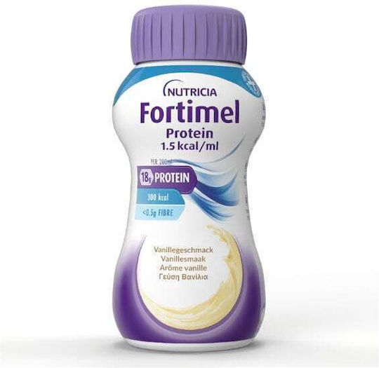 Nutricia Fortimel Protein 1.5 kcal Ειδικό Συμπλήρωμα Διατροφής 4 x 200ml Βανίλια