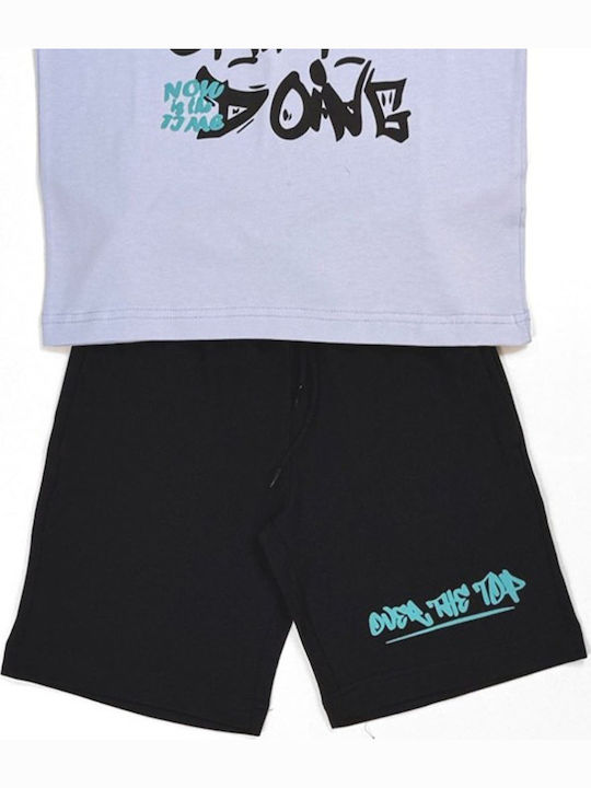 Kids' Set with Shorts Summer 2pcs Light Blue