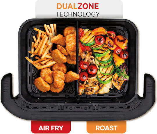 Izzy Air Fryer with Double Detachable Bucket 11lt Black IZ-8260