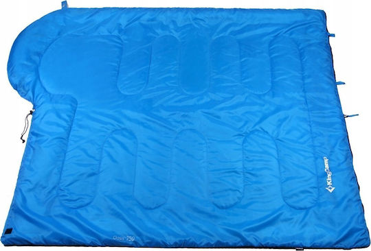 KingCamp Sac de dormit Single 2 Sezoane Albastru