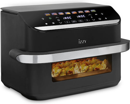 Izzy Air Fryer with Double Detachable Bucket 11lt Black IZ-8260