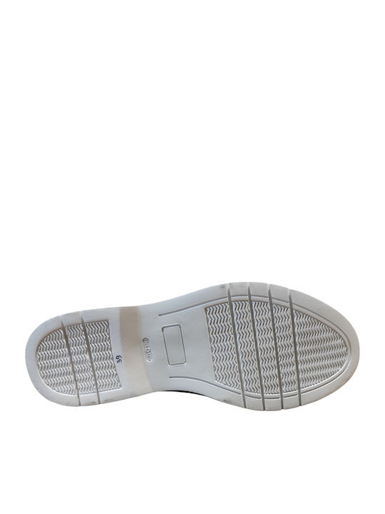 Δερμάτινα Ανδρικά Loafers σε Γκρι Χρώμα