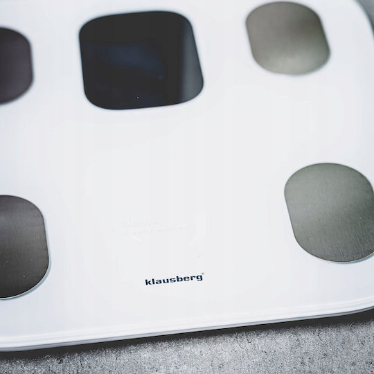 Klausberg Smart Cantar cu Bluetooth in culoare Alb KB-7855