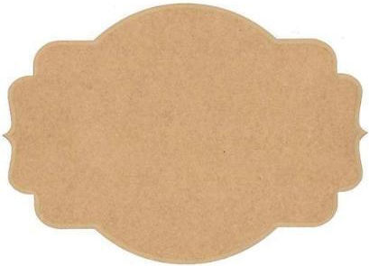 Next Holz Platten 10x6.6cm Dicke 3mm 6Stück (Verschiedene Designs)