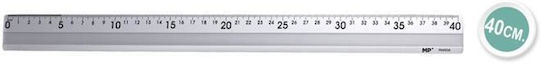 Madrid Papel Rigla Aluminiu Transparent 40cm