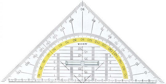 Γεωμετρικό Τρίγωνο Πλαστικό 26cm με Λαβή