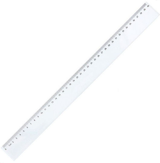 Groovy Ruler Plastic Transparent 40cm
