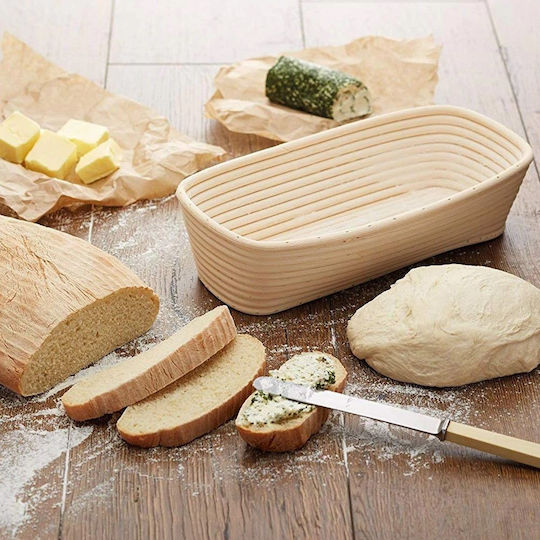 Orion Bread Box made of Rattan Gray 32x15x9cm