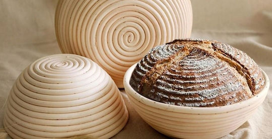 Orion Ψωμιέρα από Rattan Μπεζ 19x8cm