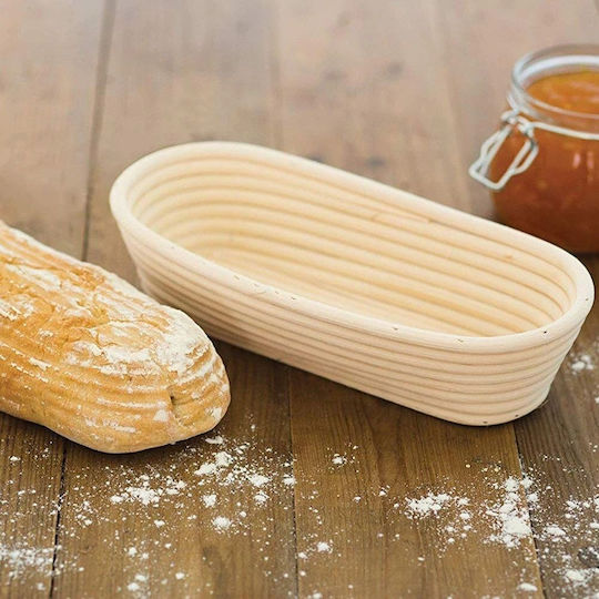Orion Bread Box made of Rattan Gray 32x15x9cm