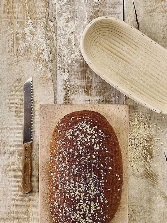 Orion Brotkasten aus Rattan Beige