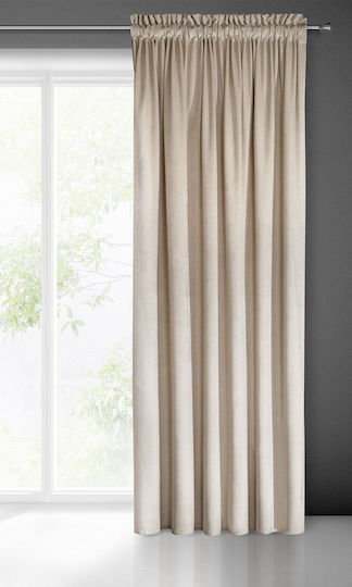 Eurofirany Melanie Συσκότισης με Τρέσα Μπεζ 140x270εκ.