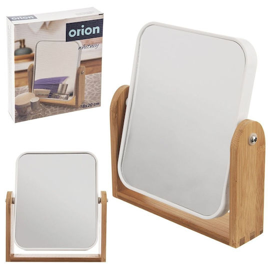 Orion Makeup Mirror Tabletop 18x20cm White