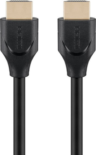 Goobay HDMI 2.1 Ultra High Speed 48Gbps 4K 120Hz HDR VRR Cable HDMI Male - HDMI Male 0.5m Black