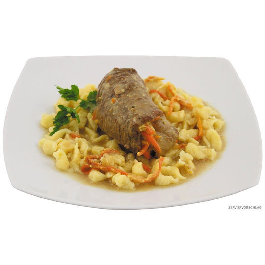 MFH Canned Beef Roulade With Noodles Ready Meal With Meat Pasta 1000kcal 400gr 10 Years