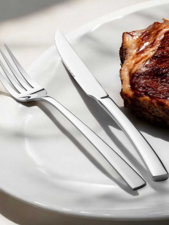 Berlinger Haus Steak Cutlery Σετ Μαχαιροπίρουνα Ανοξείδωτα Ασημί 12τμχ