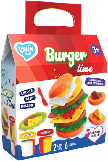 Okto Πλαστελίνη - Παιχνίδι Burger Time για 3+ Ετών
