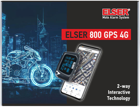 Συναγερμός Mηχανής Elser Elser 800 Gps 4g Τηλεειδοποίηση & Gps Tracker